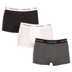 3PACK Calvin Klein miesten bokserit moniväriset shortsit moniväriset (U2664G-IOT)