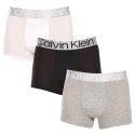 3PACK Calvin Klein miesten bokserit moniväriset shortsit moniväriset (NB3130A-MP1)