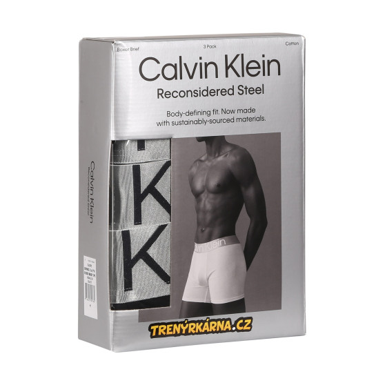 3PACK Calvin Klein miesten bokserit mustat (NB3131A-7V1)