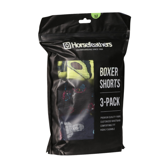 3PACK Horsefeathers Miesten bokserishortsit Manny Bundle 5 (AM165D)