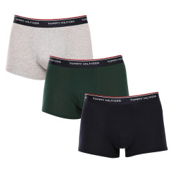 3PACK Tommy Hilfiger miesten bokserit moniväriset shortsit moniväriset (1U87903842 0XW)