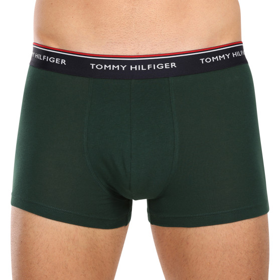 3PACK Tommy Hilfiger miesten bokserit moniväriset shortsit moniväriset (1U87903842 0XW)