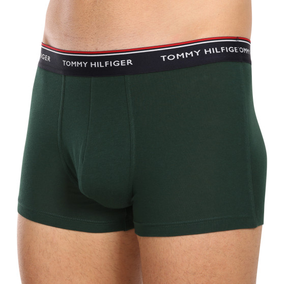 3PACK Tommy Hilfiger miesten bokserit moniväriset shortsit moniväriset (1U87903842 0XW)