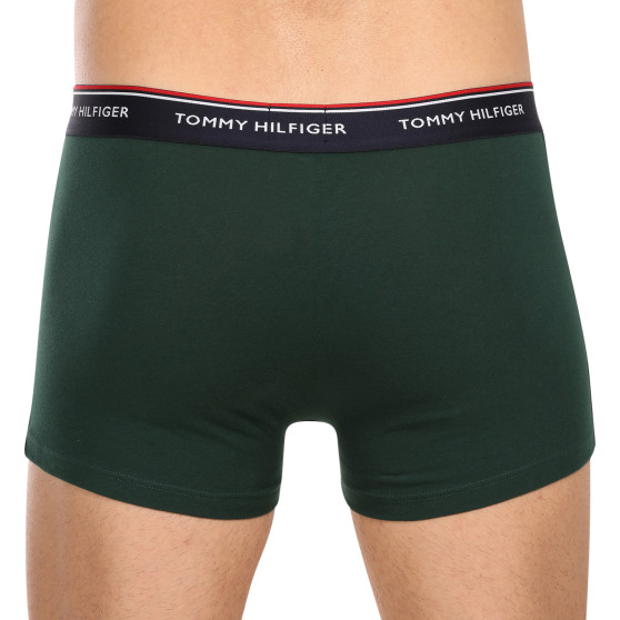 3PACK Tommy Hilfiger miesten bokserit moniväriset shortsit moniväriset (1U87903842 0XW)