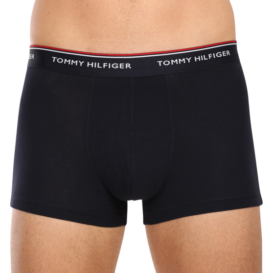 3PACK Tommy Hilfiger miesten bokserit moniväriset shortsit moniväriset (1U87903842 0XW)