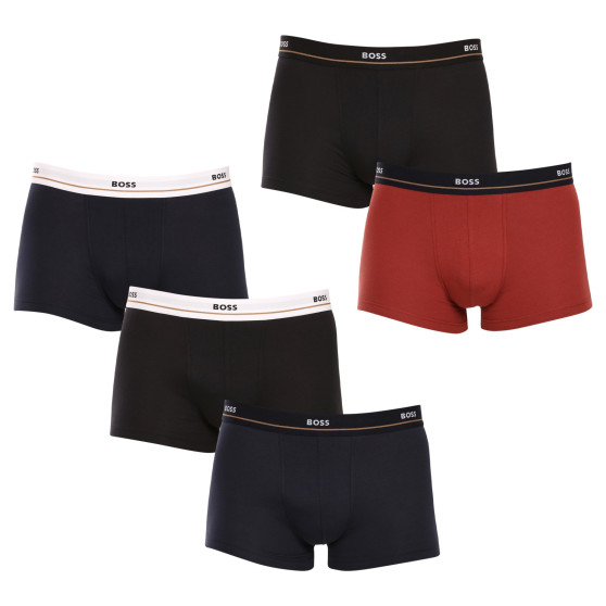 5PACK BOSS miesten bokserit moniväriset shortsit moniväriset (50514909 983)