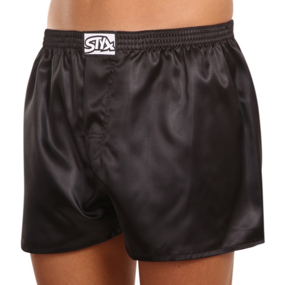 3PACK Styx miesten bokserishortsit classic rubber satin monivärinen monivärinen (3C06609)