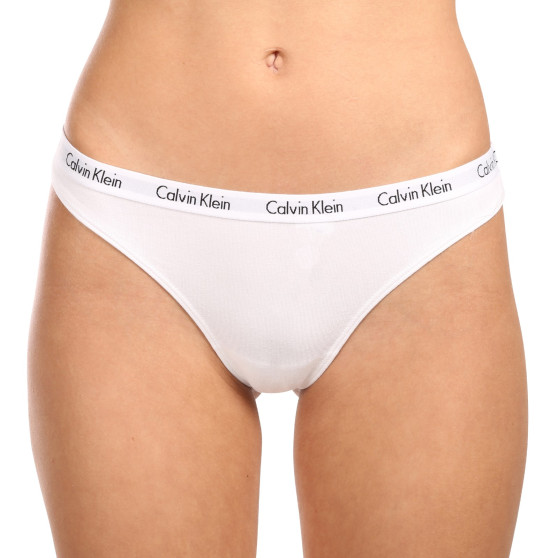 3PACK Calvin Klein naisten stringit moniväriset (QD3587E-WZB)