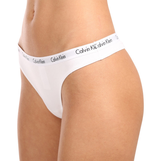 3PACK Calvin Klein naisten stringit moniväriset (QD3587E-WZB)