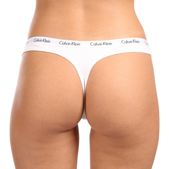 3PACK Calvin Klein naisten stringit moniväriset (QD3587E-WZB)