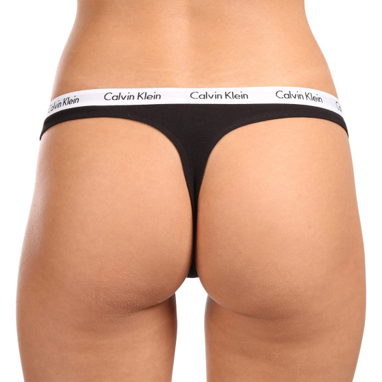 3PACK Calvin Klein naisten stringit moniväriset (QD3587E-WZB)