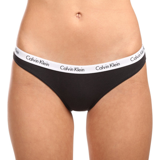 3PACK Calvin Klein naisten pikkuhousut moniväriset (QD3588E-WZB)