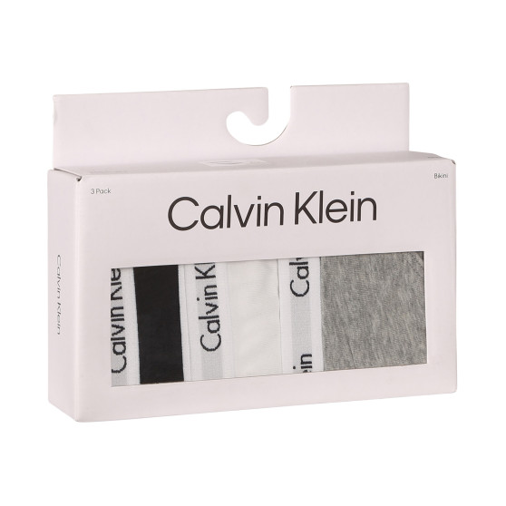 3PACK Calvin Klein naisten pikkuhousut moniväriset (QD3588E-999)