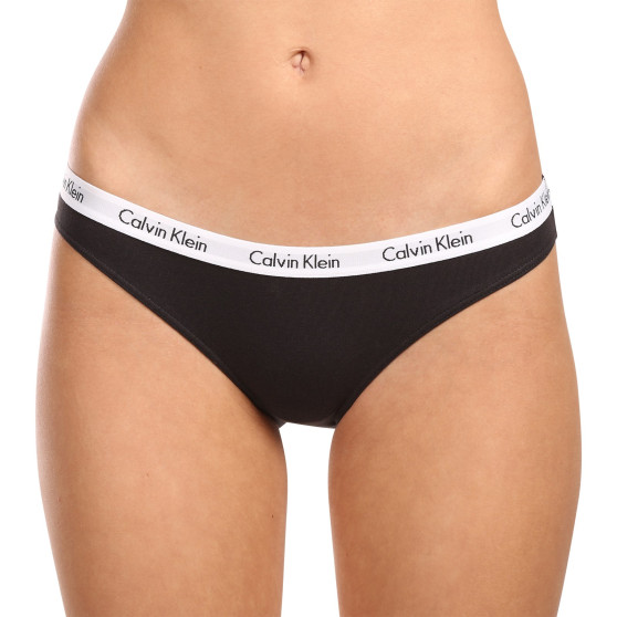 3PACK Calvin Klein naisten pikkuhousut musta (QD3588E-001)