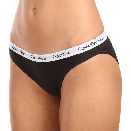 3PACK Calvin Klein naisten pikkuhousut musta (QD3588E-001)