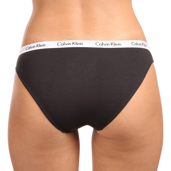 3PACK Calvin Klein naisten pikkuhousut musta (QD3588E-001)