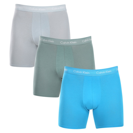 3PACK Calvin Klein miesten bokserit moniväriset shortsit moniväriset (NB1770A-N23)