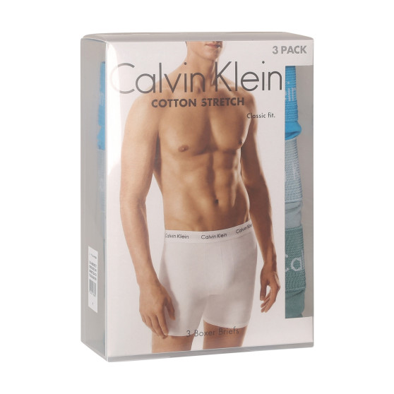 3PACK Calvin Klein miesten bokserit moniväriset shortsit moniväriset (NB1770A-N23)