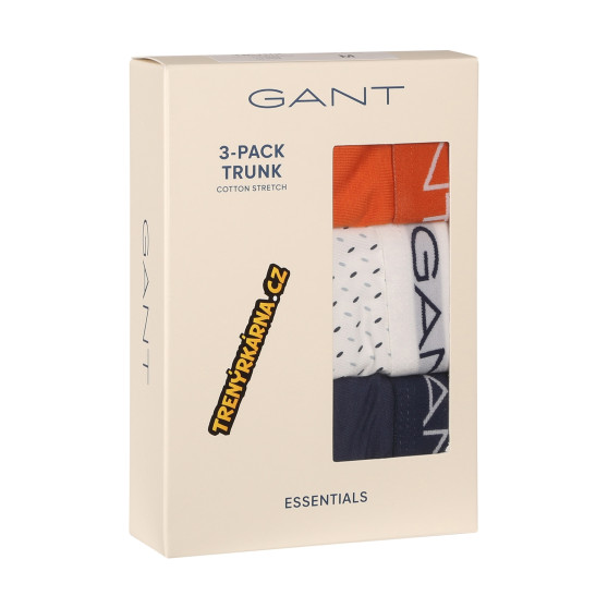 3PACK Gant miesten bokserit moniväriset shortsit moniväriset (902343013-110)