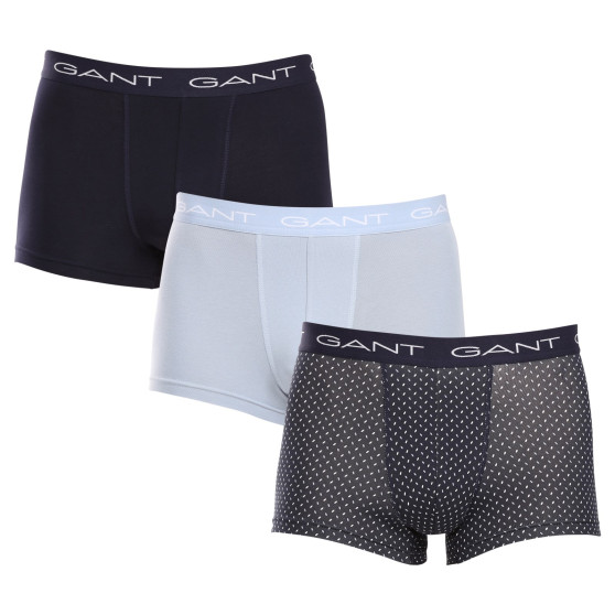 3PACK Gant miesten bokserit moniväriset shortsit moniväriset (902343013-433)