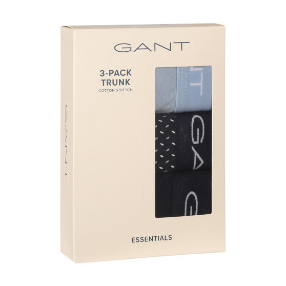 3PACK Gant miesten bokserit moniväriset shortsit moniväriset (902343013-433)