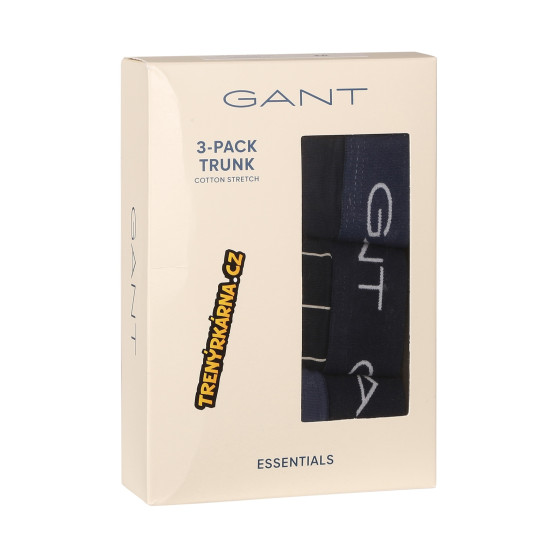 3PACK Gant miesten bokserit moniväriset shortsit moniväriset (902343033-433)