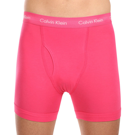 3PACK Calvin Klein miesten bokserit moniväriset shortsit moniväriset (NB2616A-NLT)