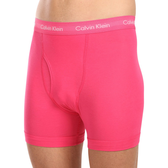 3PACK Calvin Klein miesten bokserit moniväriset shortsit moniväriset (NB2616A-NLT)