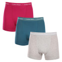 3PACK Calvin Klein miesten bokserit moniväriset shortsit moniväriset (U2662G-MXA)