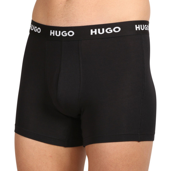 3PACK HUGO miesten bokserit moniväriset shortsit moniväriset (50503079 972)