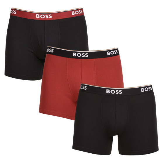 3PACK BOSS miesten bokserit moniväriset shortsit moniväriset (50514926 969)