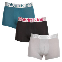 3PACK Calvin Klein miesten bokserit moniväriset shortsit moniväriset (NB3130A-NA9)