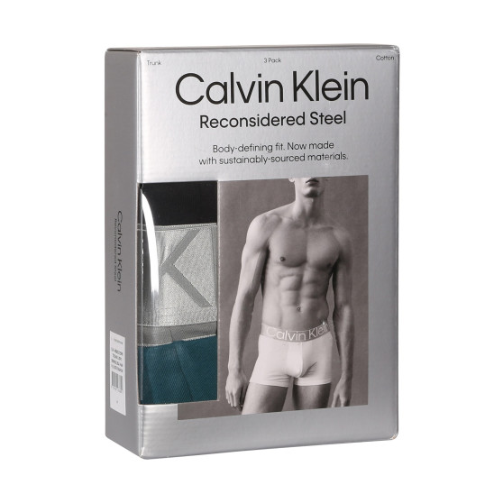 3PACK Calvin Klein miesten bokserit moniväriset shortsit moniväriset (NB3130A-NA9)