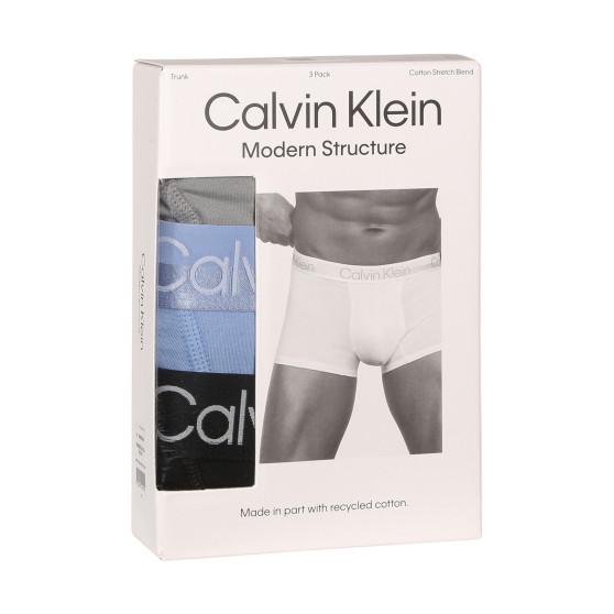 3PACK Calvin Klein miesten bokserit moniväriset shortsit moniväriset (NB2970A-MCA)