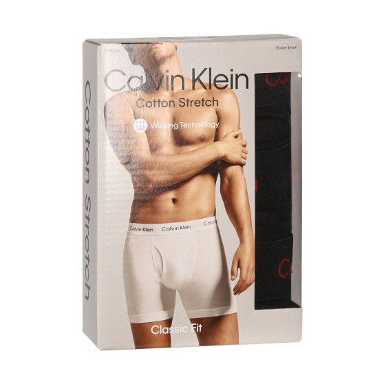 3PACK Calvin Klein miesten bokserit mustat (NB2616A-NC1)