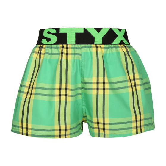 3PACK Styx lasten bokserishortsit urheilu elastinen monivärinen monivärinen (3BJ11123)