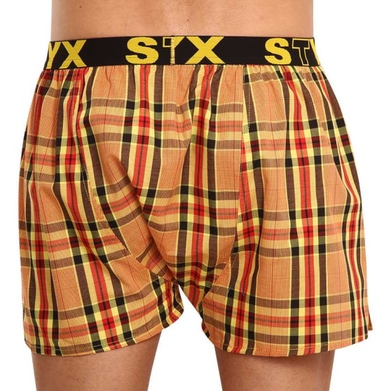 3PACK Styx miesten bokserishortsit urheilu elastinen monivärinen monivärinen (3B092140)