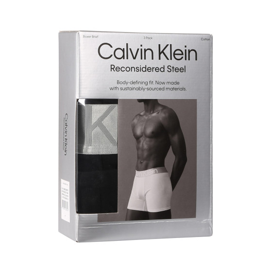 3PACK Calvin Klein miesten bokserit mustat (NB3131A-NC4)