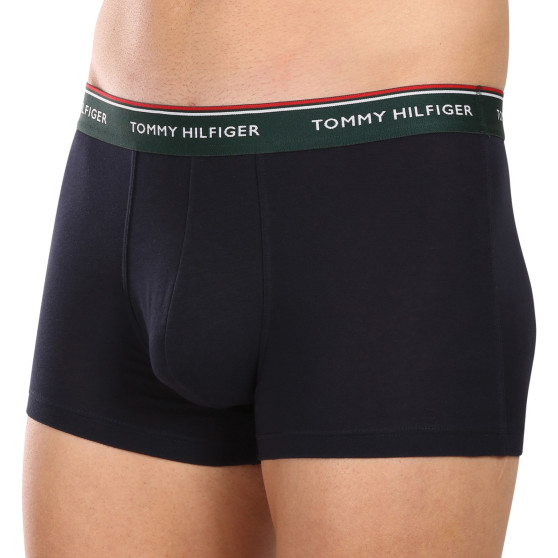 3PACK Tommy Hilfiger miesten bokserit tummansiniset shortsit (UM0UM01642 0XW)