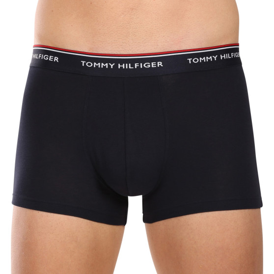 3PACK Tommy Hilfiger miesten bokserit tummansiniset shortsit (UM0UM01642 0XW)