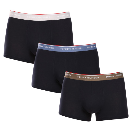 3PACK Tommy Hilfiger miesten bokserit tummansiniset shortsit (UM0UM01642 0XX)