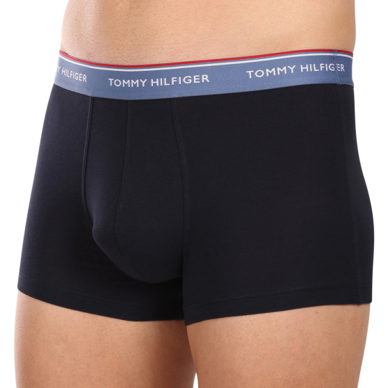 3PACK Tommy Hilfiger miesten bokserit tummansiniset shortsit (UM0UM01642 0XX)