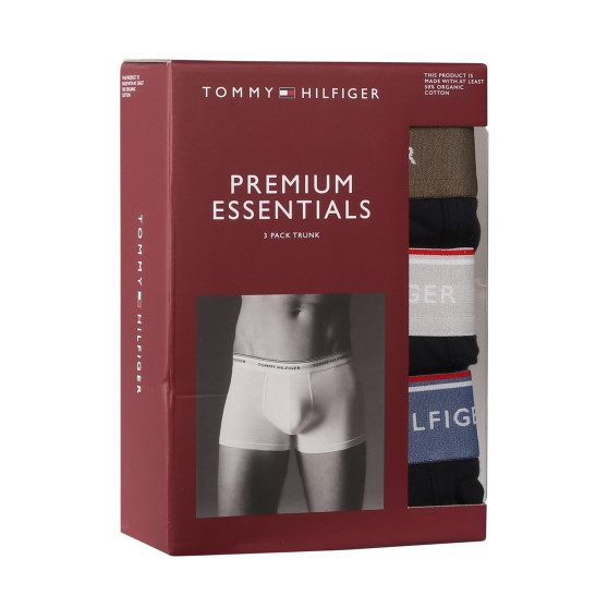 3PACK Tommy Hilfiger miesten bokserit tummansiniset shortsit (UM0UM01642 0XX)