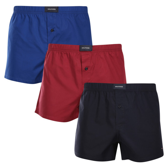 3PACK Tommy Hilfiger miesten bokserishortsit moniväriset (UM0UM03187 0SX)