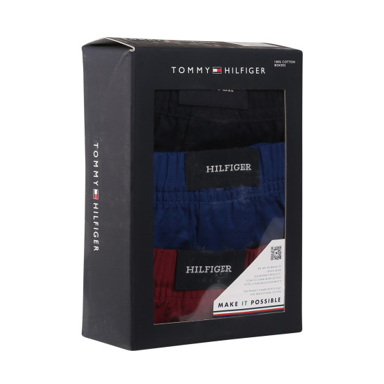 3PACK Tommy Hilfiger miesten bokserishortsit moniväriset (UM0UM03187 0SX)