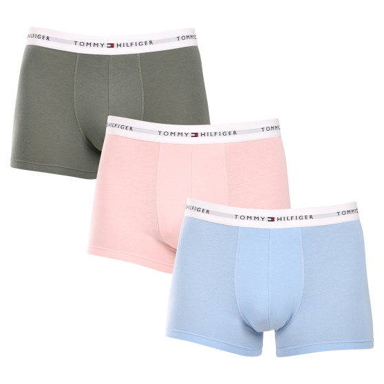 3PACK Tommy Hilfiger miesten bokserit moniväriset shortsit moniväriset (UM0UM02761 0XP)