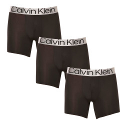 3PACK Calvin Klein miesten bokserit mustat (NB3075A-7V1)