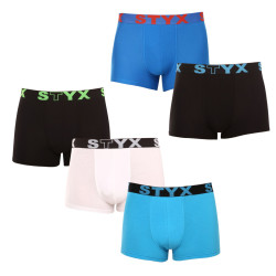 5PACK Styx miesten boxershortsit urheilu elastinen monivärinen monivärinen (5G0912179)