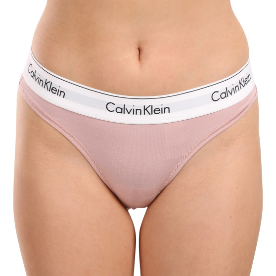 Calvin Klein Naisten stringit vaaleanpunainen (F3786E-TQO)