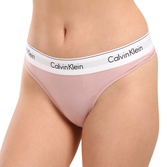 Calvin Klein Naisten stringit vaaleanpunainen (F3786E-TQO)